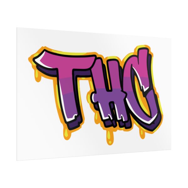 THC Graffiti Weed Poster (30x20) - Image 3