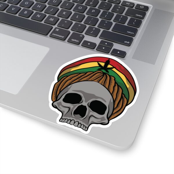 Rasta Skull Stoner Stickers - Image 2