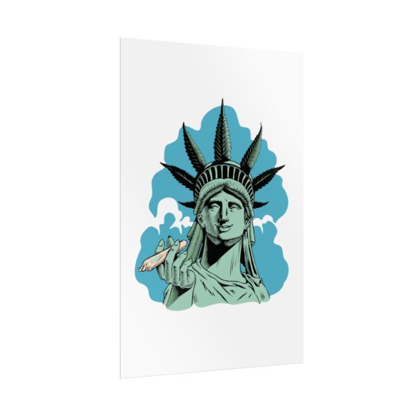 Liberty Lit Weed Poster (24x36) - Image 3