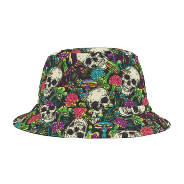 Mushroom Skulls Bucket Hat