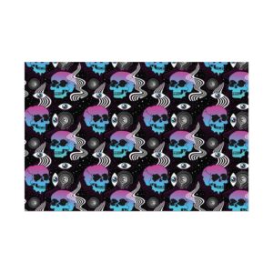 Space Skulls Trippy 420 Poster (30x20)