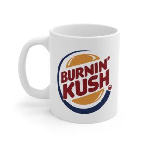 Burnin' Kush Weed Coffee Mug