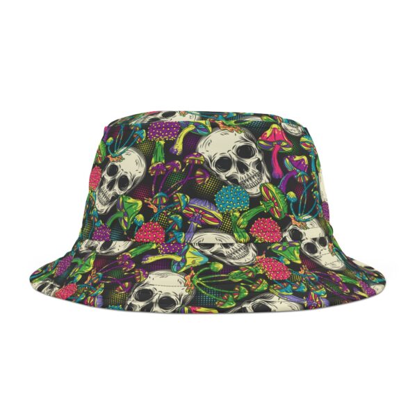 Mushroom Skulls Bucket Hat - Image 4