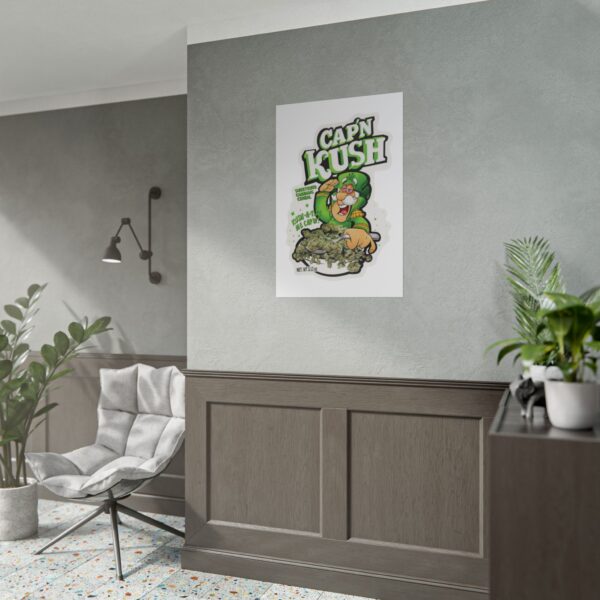 Cap'n Kush Weed Poster (24x36) - Image 5