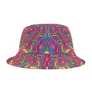 Psychedelic Fractal Trippy Bucket Hat