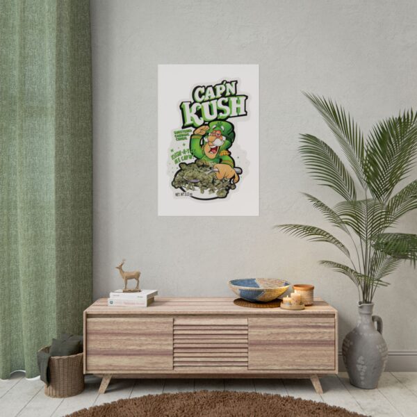 Cap'n Kush Weed Poster (24x36) - Image 4