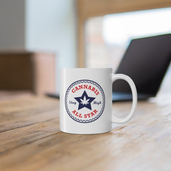 Cannabis All Star Weed Coffee Mug - Image 5