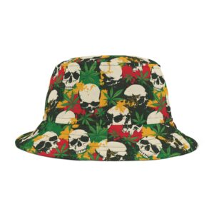 Cannabis Skulls 420 Bucket Hat