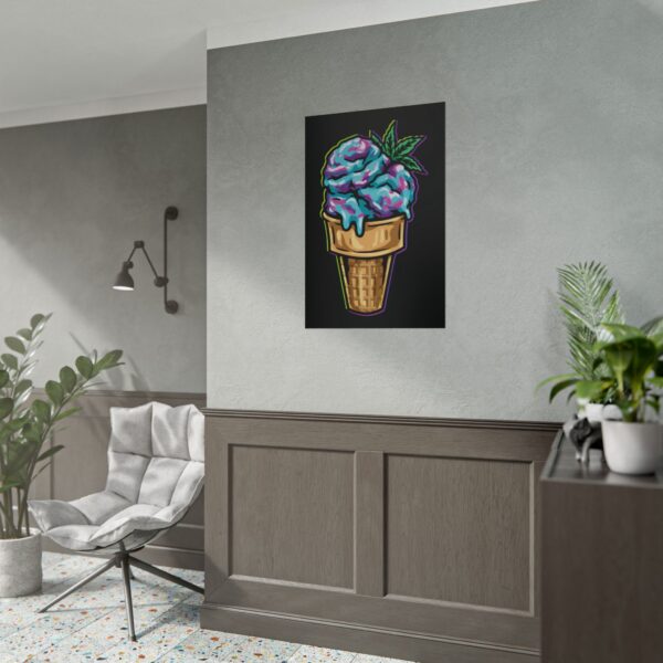 Gelato Cone Weed Poster (24x36) - Image 5