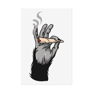 Stoned Ape Theory Weed Poster (24x36)