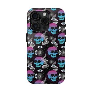 Space Skulls Trippy iPhone Case (Multiple Models)