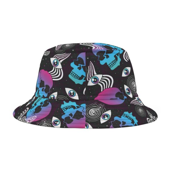 Space Skulls Trippy Bucket Hat - Image 3