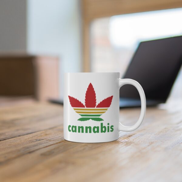 Cannabis Trefoil Weed Coffee Mug - Image 5