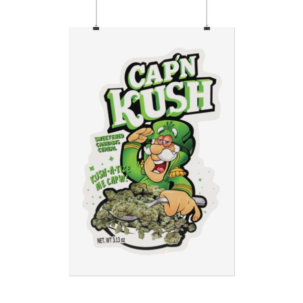 Cap'n Kush Weed Poster (24x36) - Image 2