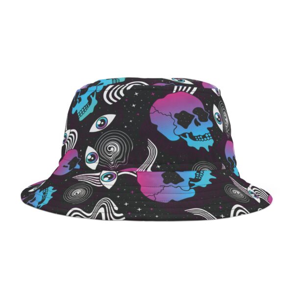 Space Skulls Trippy Bucket Hat - Image 2