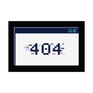 404 Error Trippy Poster (30x20)