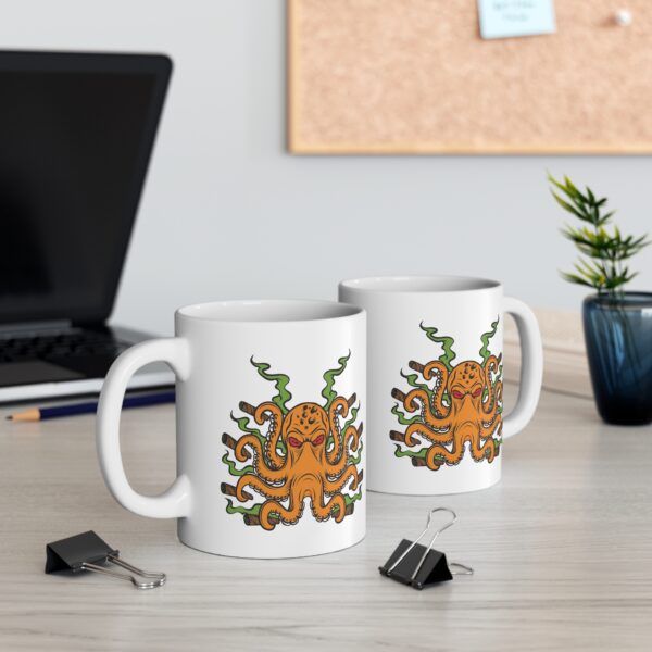 Octo Blunt Weed Coffee Mug - Image 4