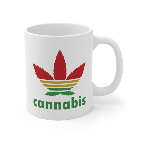 Cannabis Trefoil Weed Coffee Mug - Image 3