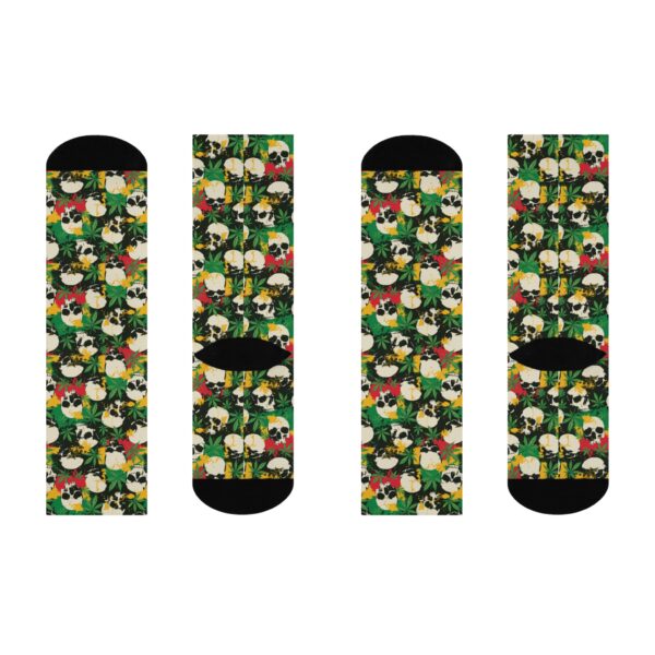 Cannabis Skulls Weed Socks - Image 3