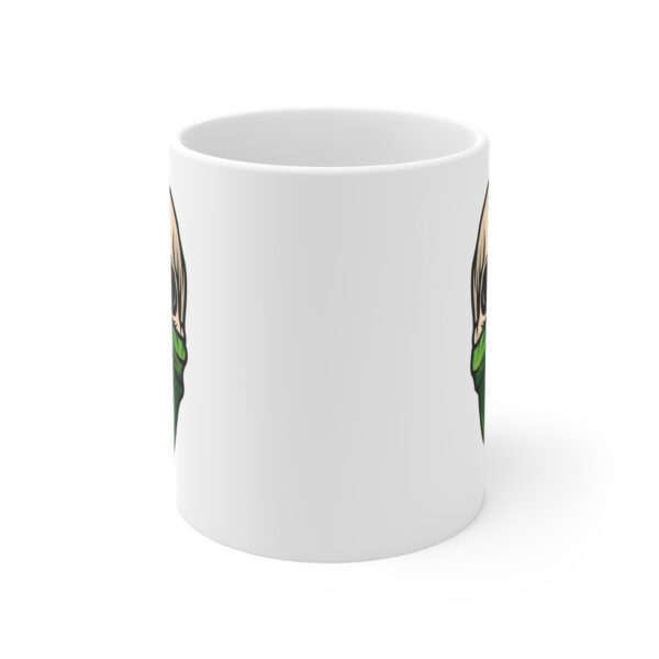 Bandana Skull Marijuana Coffee Mug - Image 2