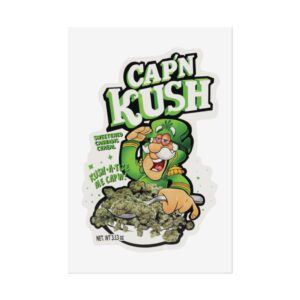 Cap'n Kush Weed Poster (24x36)