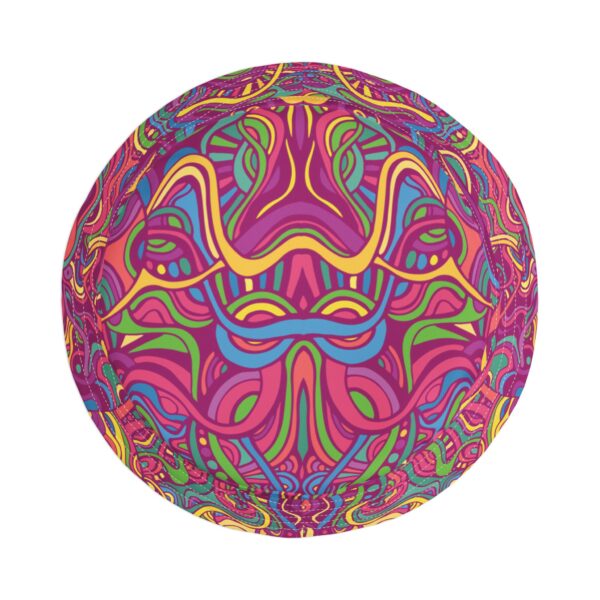 Psychedelic Fractal Trippy Bucket Hat - Image 5