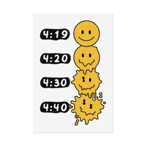 40 Past 4 Weed Poster (24x36)