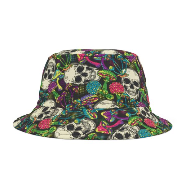Mushroom Skulls Bucket Hat - Image 2