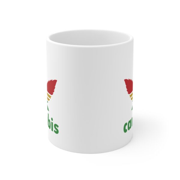 Cannabis Trefoil Weed Coffee Mug - Image 2
