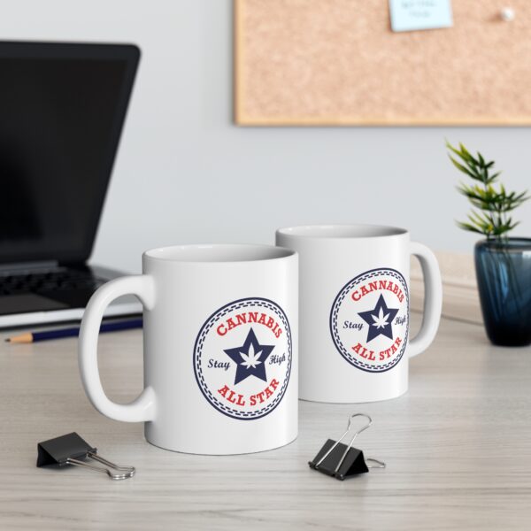 Cannabis All Star Weed Coffee Mug - Image 4