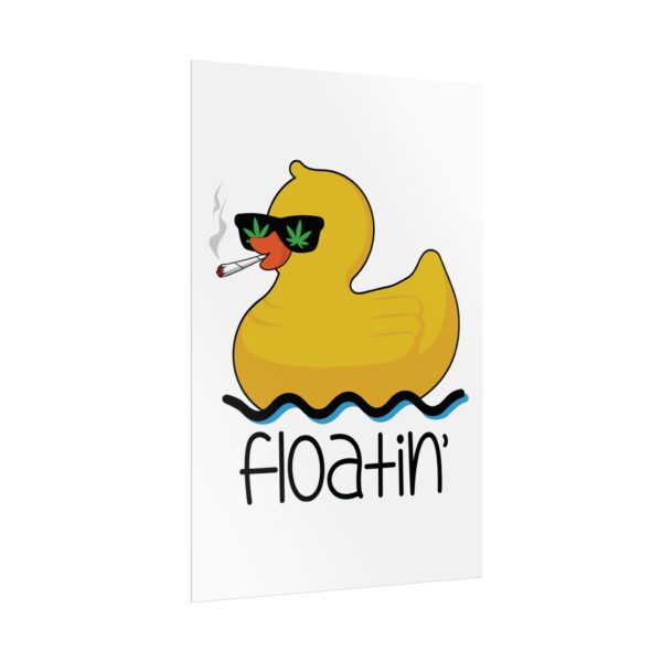 Floatin' Weed Poster (24x36) - Image 3