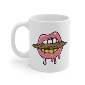 Blunt Lips Weed Coffee Mug