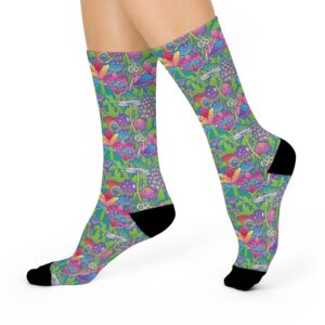 Mushrooms Psychedelic Socks