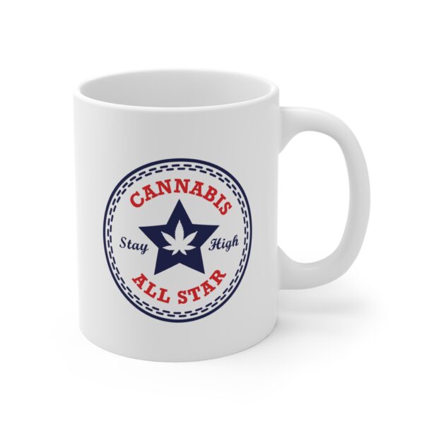 Cannabis All Star Weed Coffee Mug - Image 3