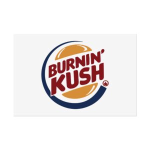 Burnin' Kush Weed Poster (30x20)