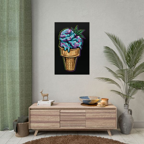 Gelato Cone Weed Poster (24x36) - Image 4