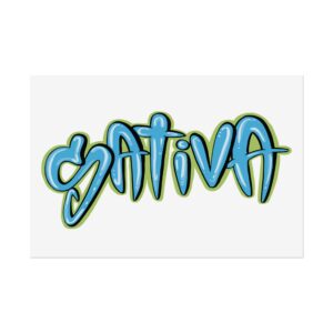 Sativa Graffiti Weed Poster (30x20)