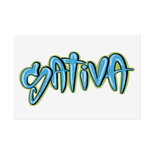 Sativa Graffiti Weed Poster (30x20)