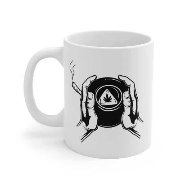Magic Eight Ball Cannabis Coffee Mug