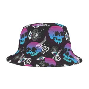 Space Skulls Trippy Bucket Hat