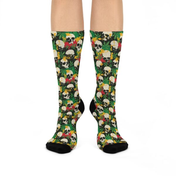 Cannabis Skulls Weed Socks - Image 2