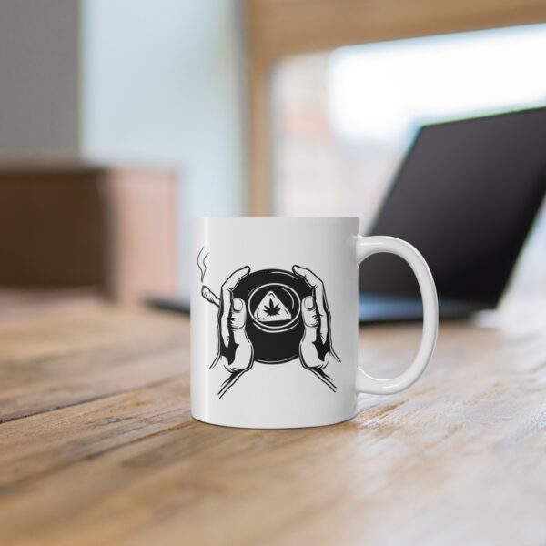Magic Eight Ball Cannabis Coffee Mug - Image 5