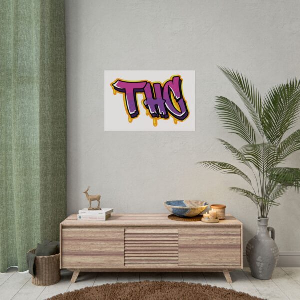 THC Graffiti Weed Poster (30x20) - Image 4