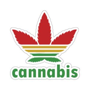 Cannabis Trefoil Weed Stickers