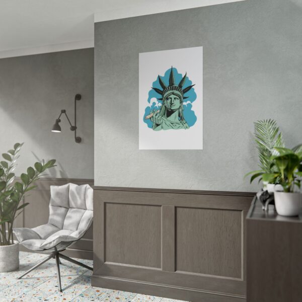 Liberty Lit Weed Poster (24x36) - Image 5