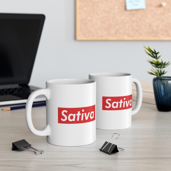 Sativa Supreme Weed Coffee Mug - Image 4