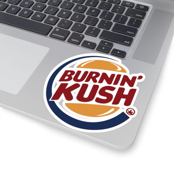 Burnin' Kush Weed Stickers - Image 2