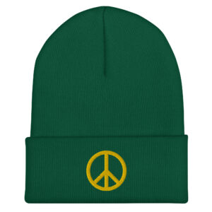 Peace Sign Rasta Beanie