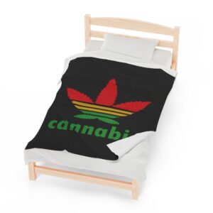 Cannabis Trefoil Weed Blanket (50"x60")