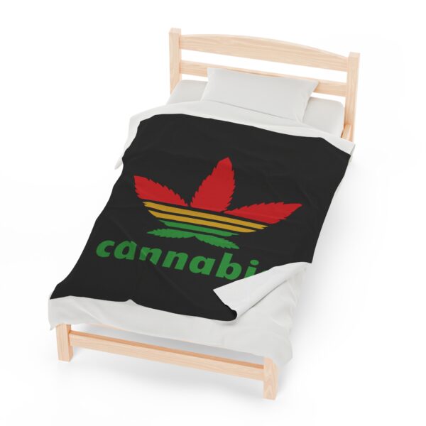 Cannabis Trefoil Weed Blanket (50"x60")